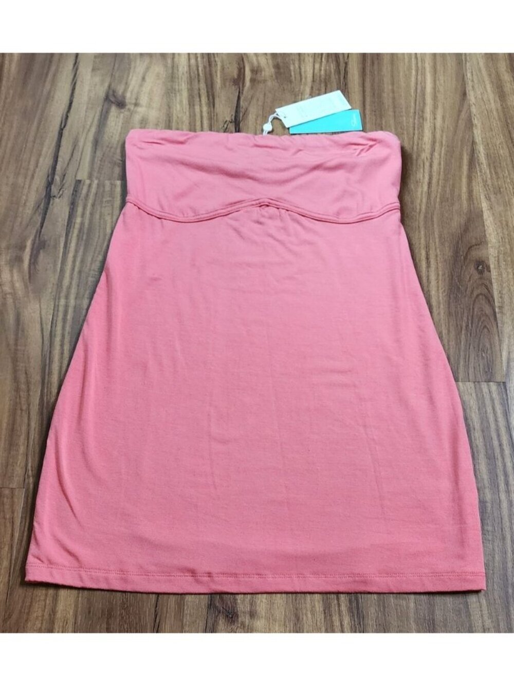 NWT Shore Sabrina Strapless Mini Dress in Coral Medium
